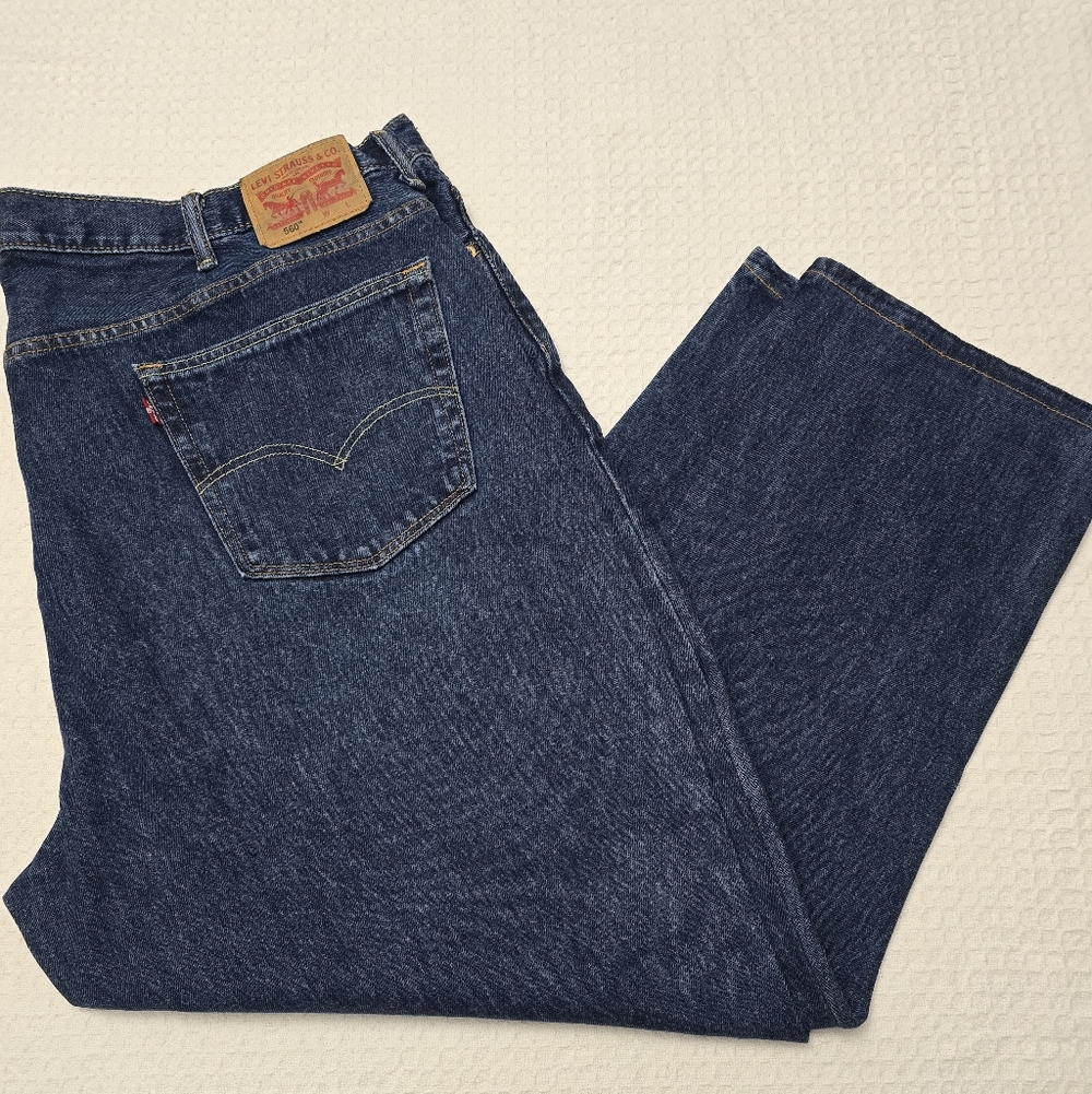 Levi's Men's Dark Blue Straight Jeans
